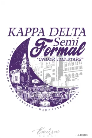 04-111819 Kappa Delta Kansas State University Semi-Formal T-SHIRTS 2019 2