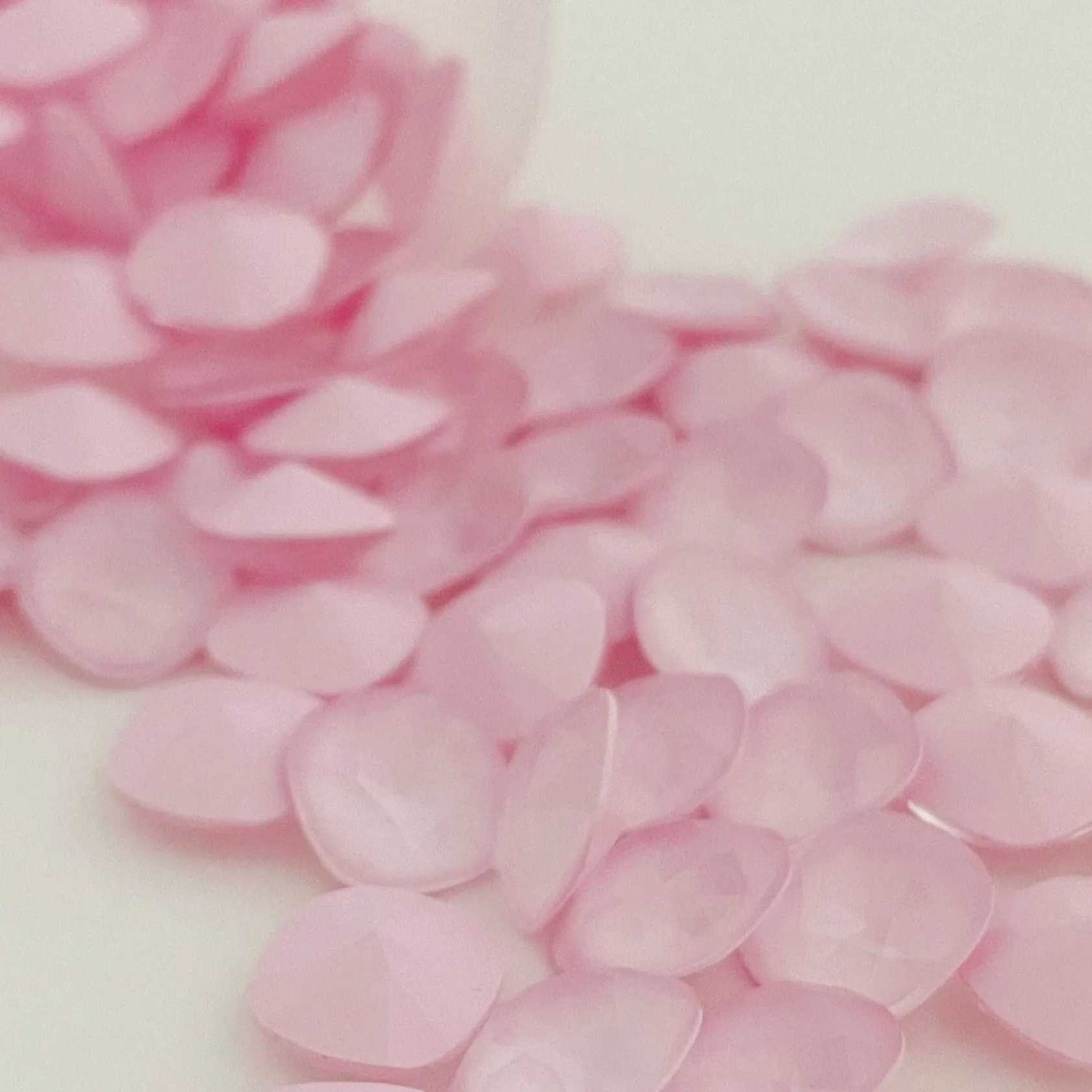 10 pieces 10mm Powder Rose Fancy Swarovski Crystal 4470