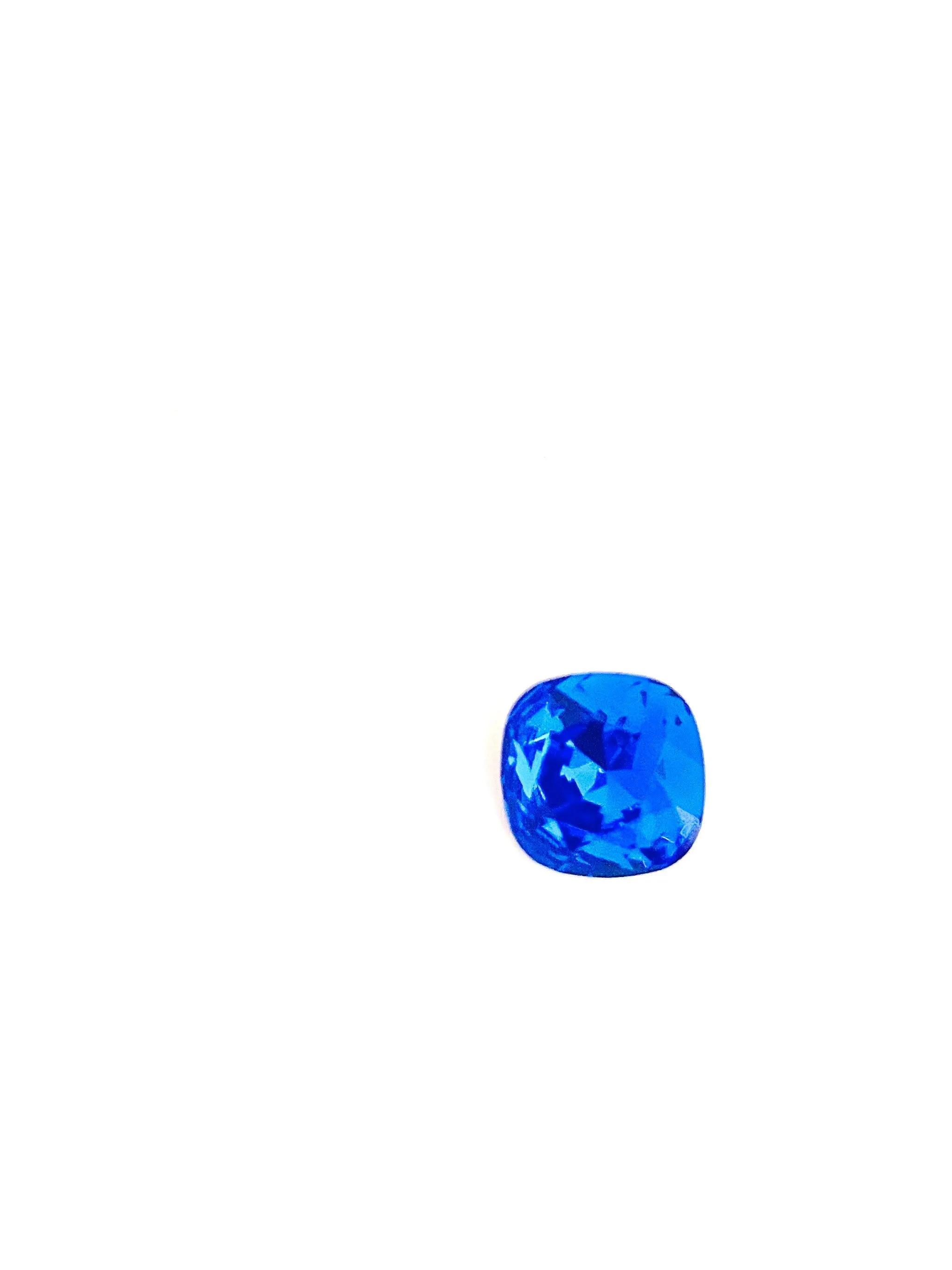 10 pieces 10mm Royal Blue Fancy Swarovski Crystal 4470