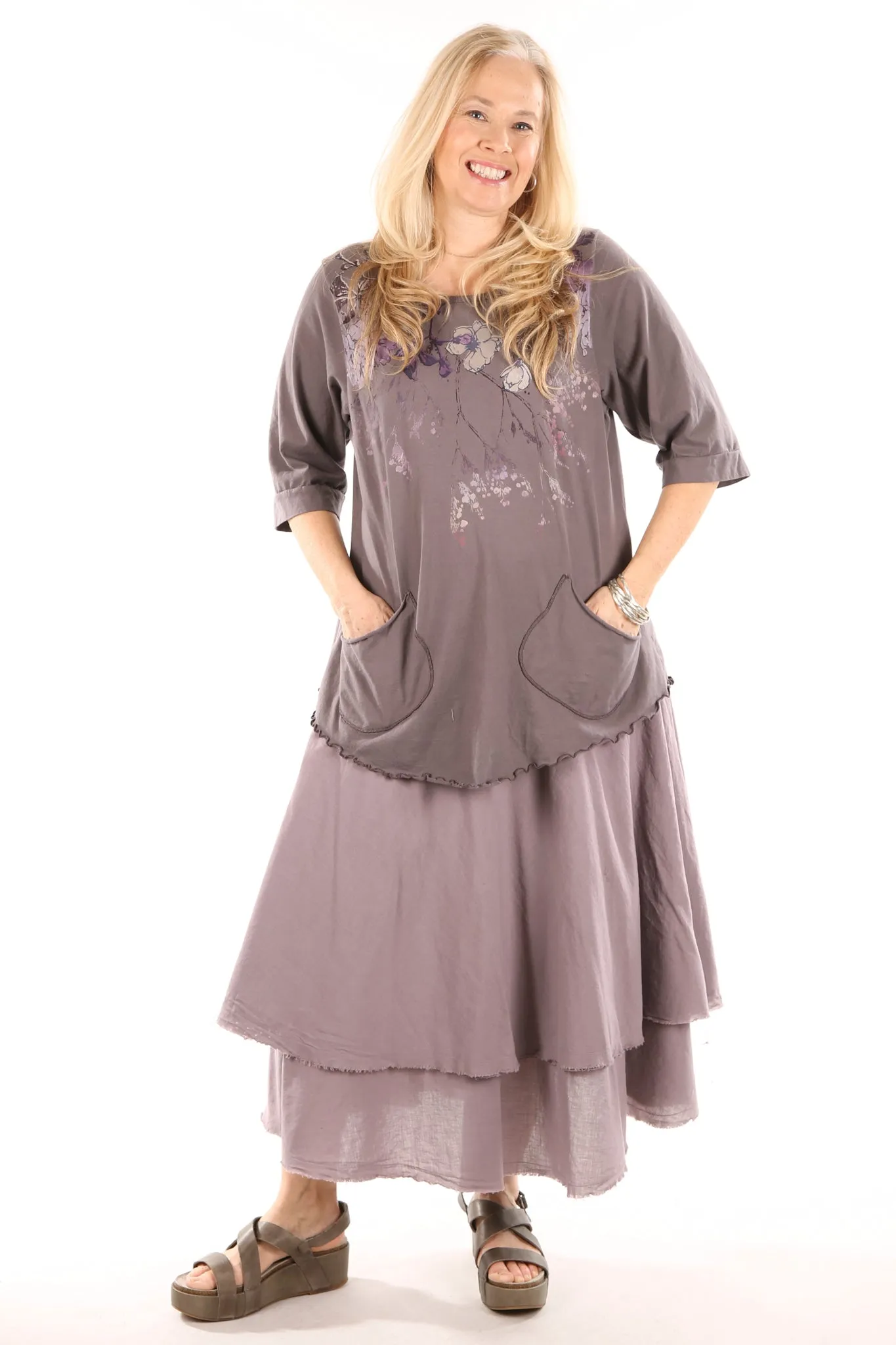 1175 Artisan Pocket Top- Dove -P