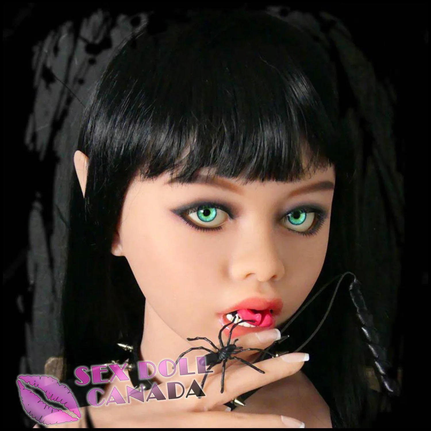 140 (4'7") D-Cup Ambrosia Goth Dom - WM Doll