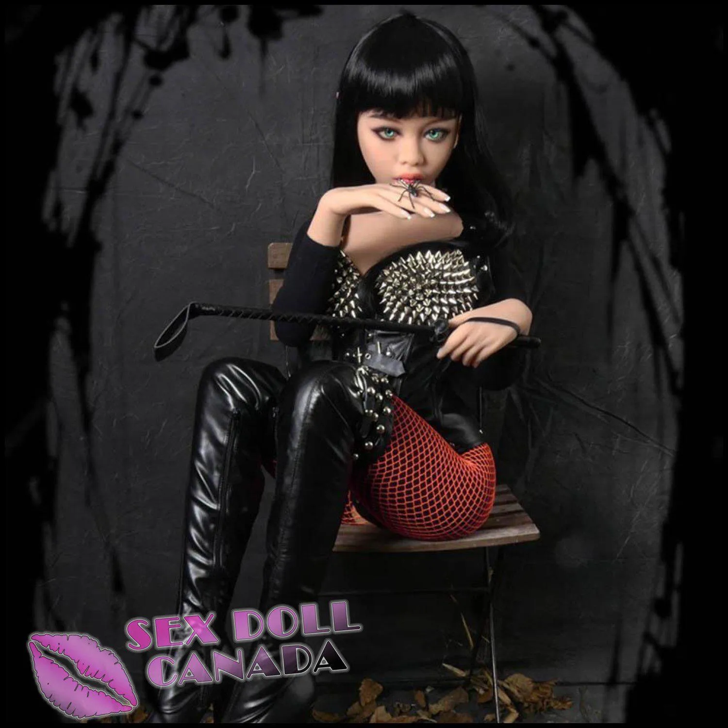 140 (4'7") D-Cup Ambrosia Goth Dom - WM Doll