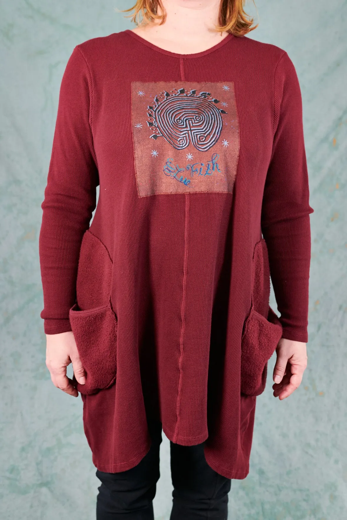 2231 Winter Spirit Tunic-Capsicum-P