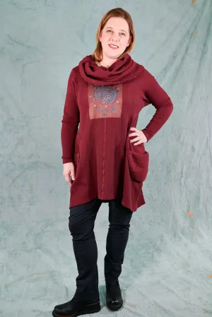 2231 Winter Spirit Tunic-Capsicum-P