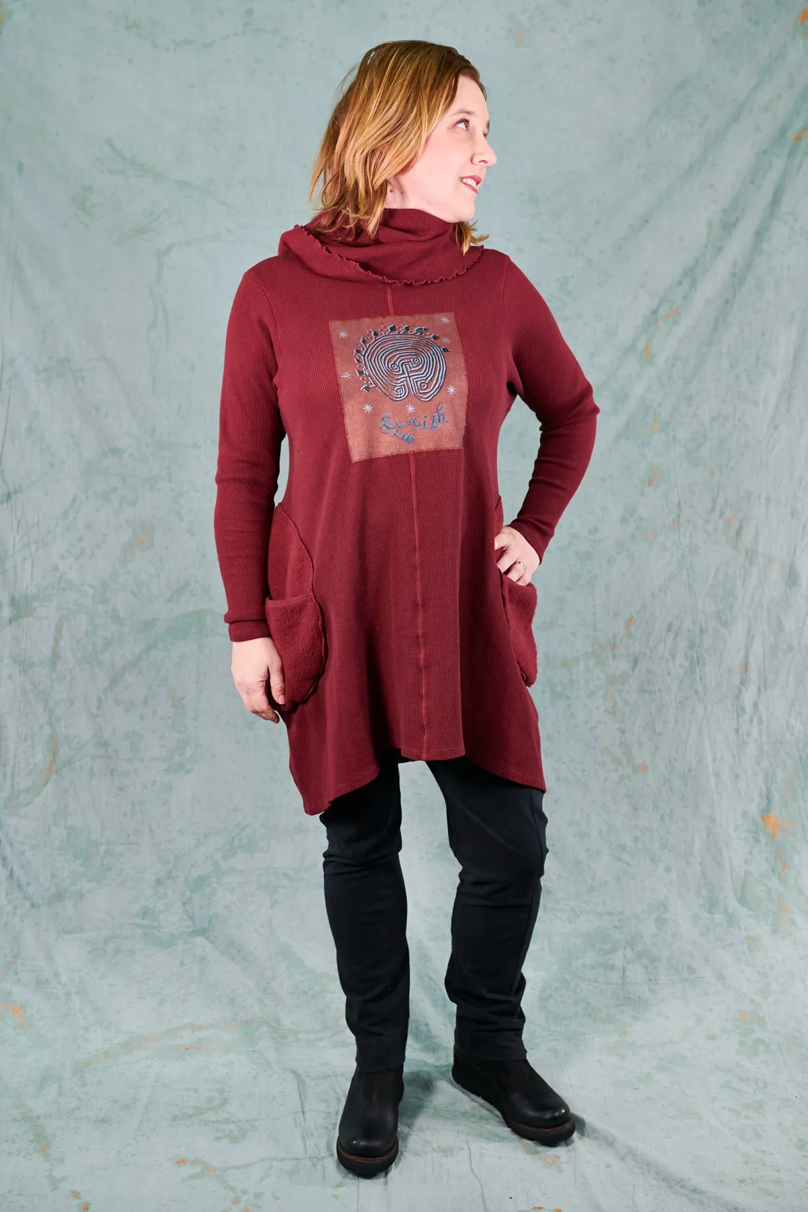2231 Winter Spirit Tunic-Capsicum-P