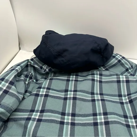 686 Infidry Womens XS Ski Snowboard Jacket Coat Sherpa Plaid Thermal Winter Coat
