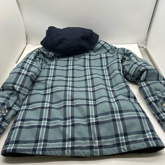686 Infidry Womens XS Ski Snowboard Jacket Coat Sherpa Plaid Thermal Winter Coat