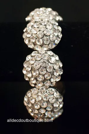 ADO | Embellished Crystal Circle Stretch Bracelet