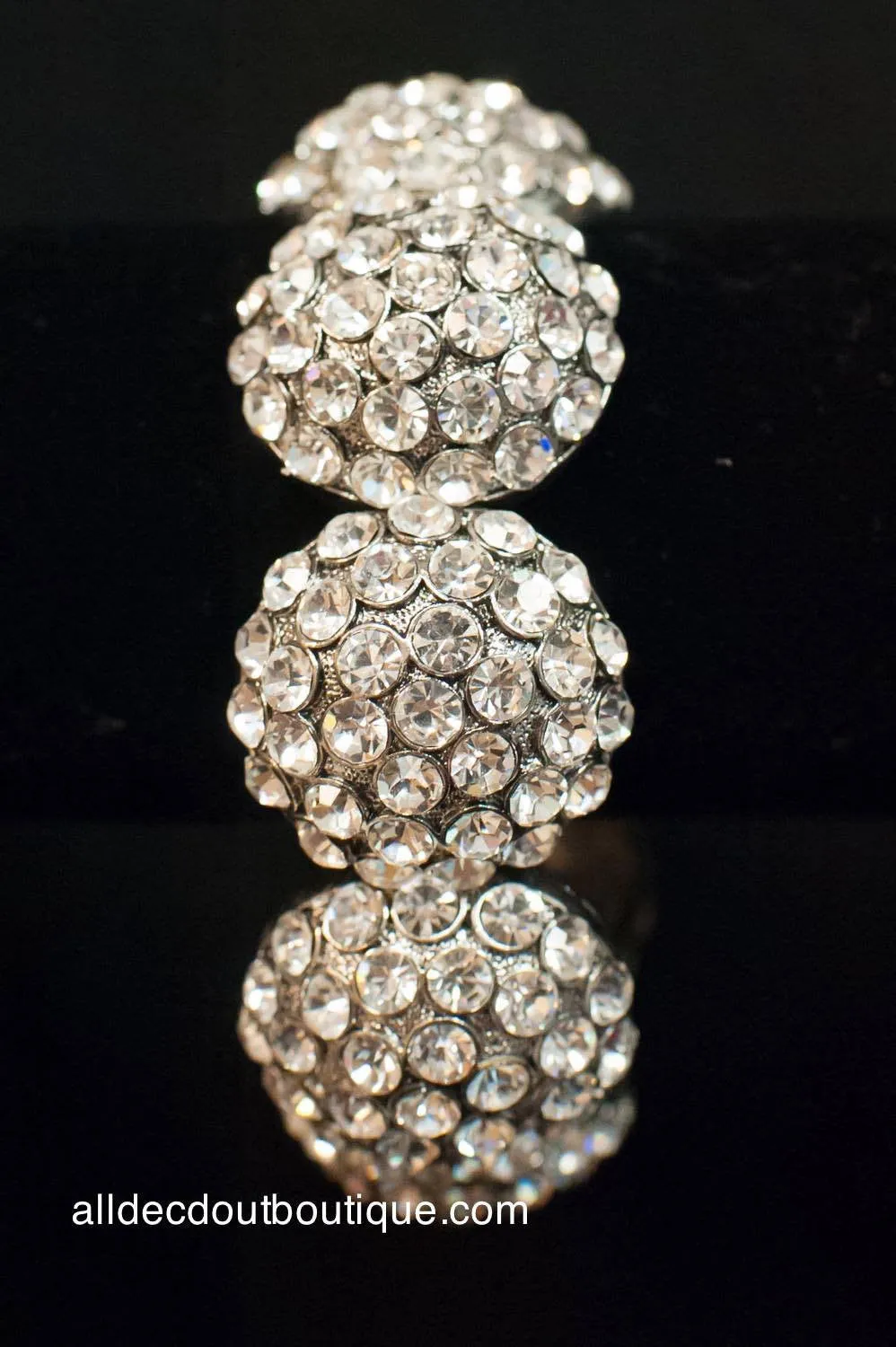 ADO | Embellished Crystal Circle Stretch Bracelet