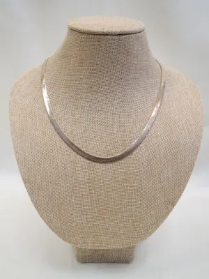 ADO | Gold Flat Chain Necklace Thick