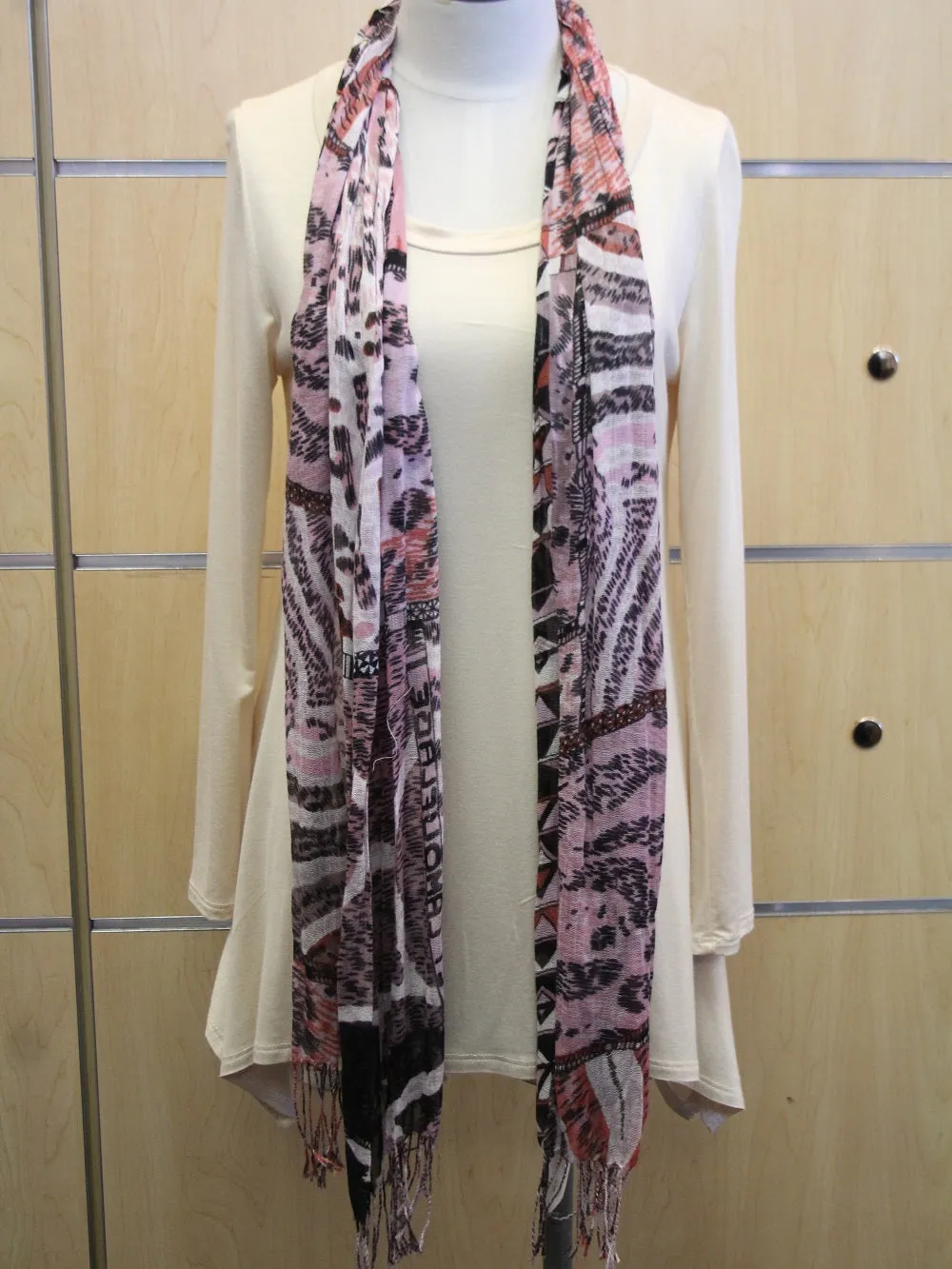 ADO | Wrap Tribal and Animal Print Scarf