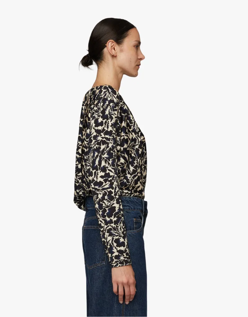 A.L.C. Tyler Top in Navy & Cream