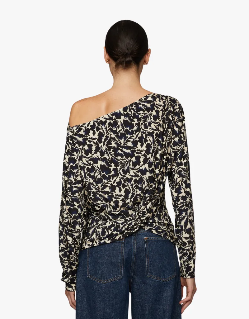 A.L.C. Tyler Top in Navy & Cream