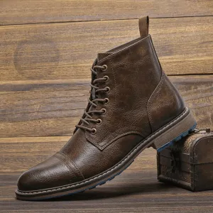 Amir | Fashion Leather Ankle Boots for Men