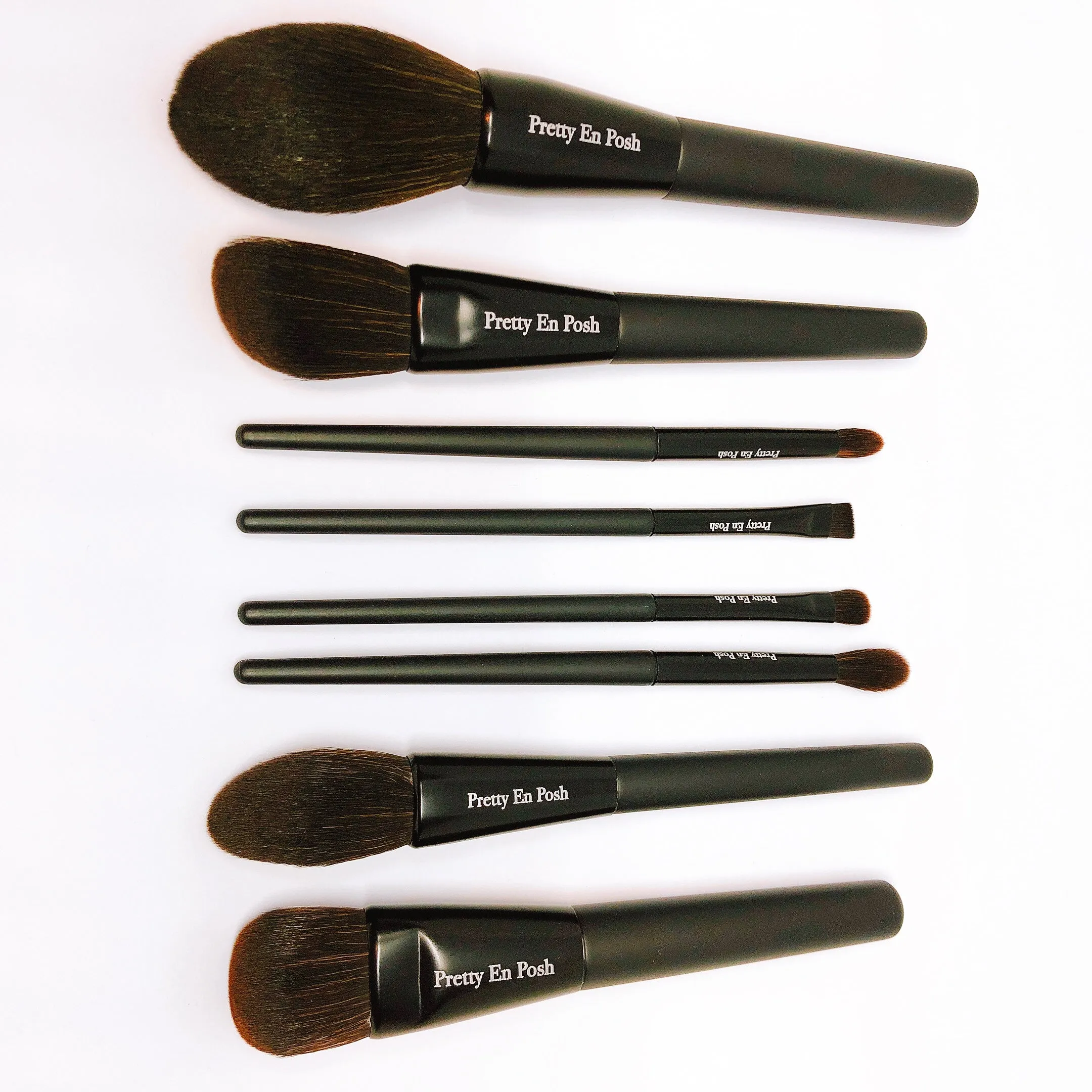 Black Velvet Makeup Brush Set