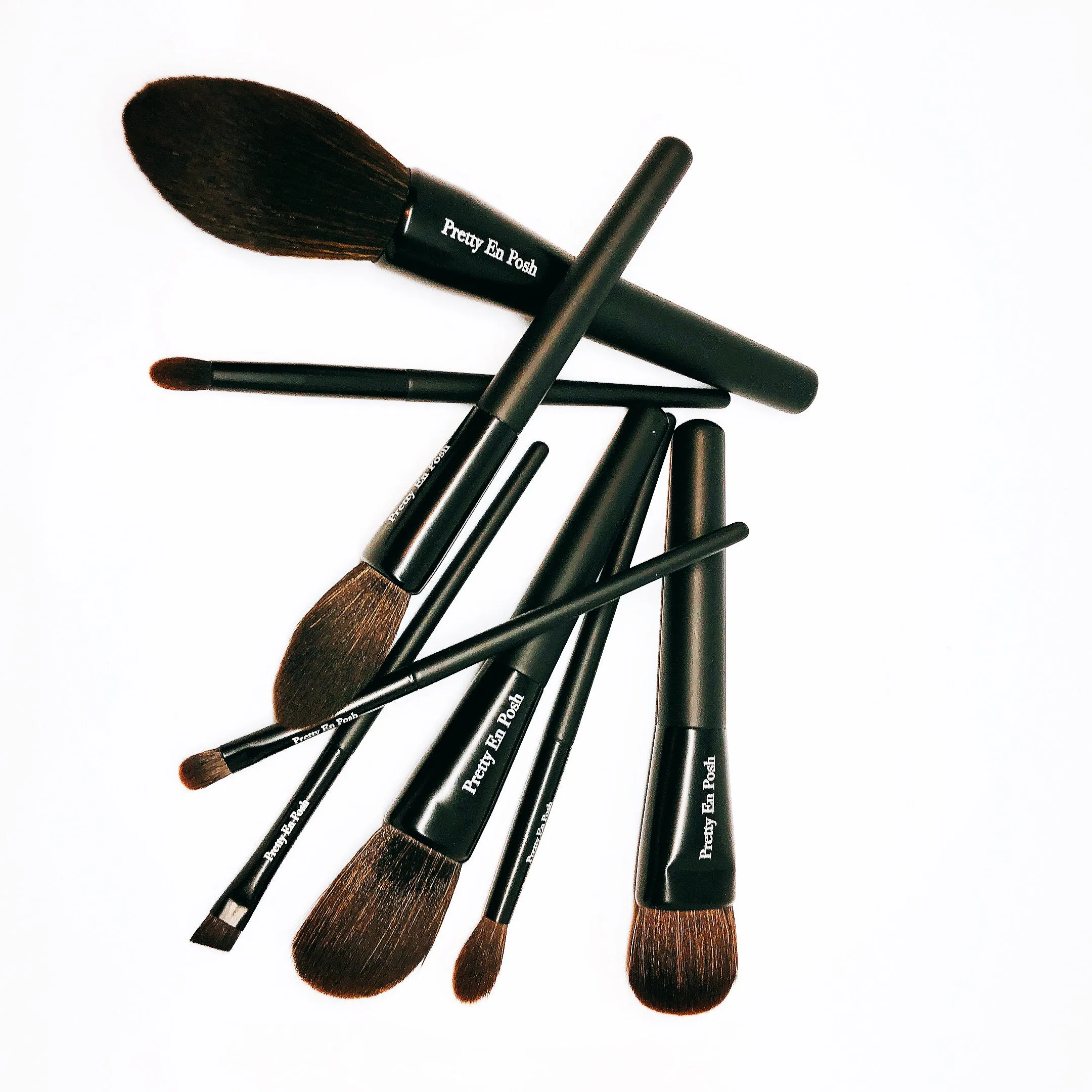 Black Velvet Makeup Brush Set