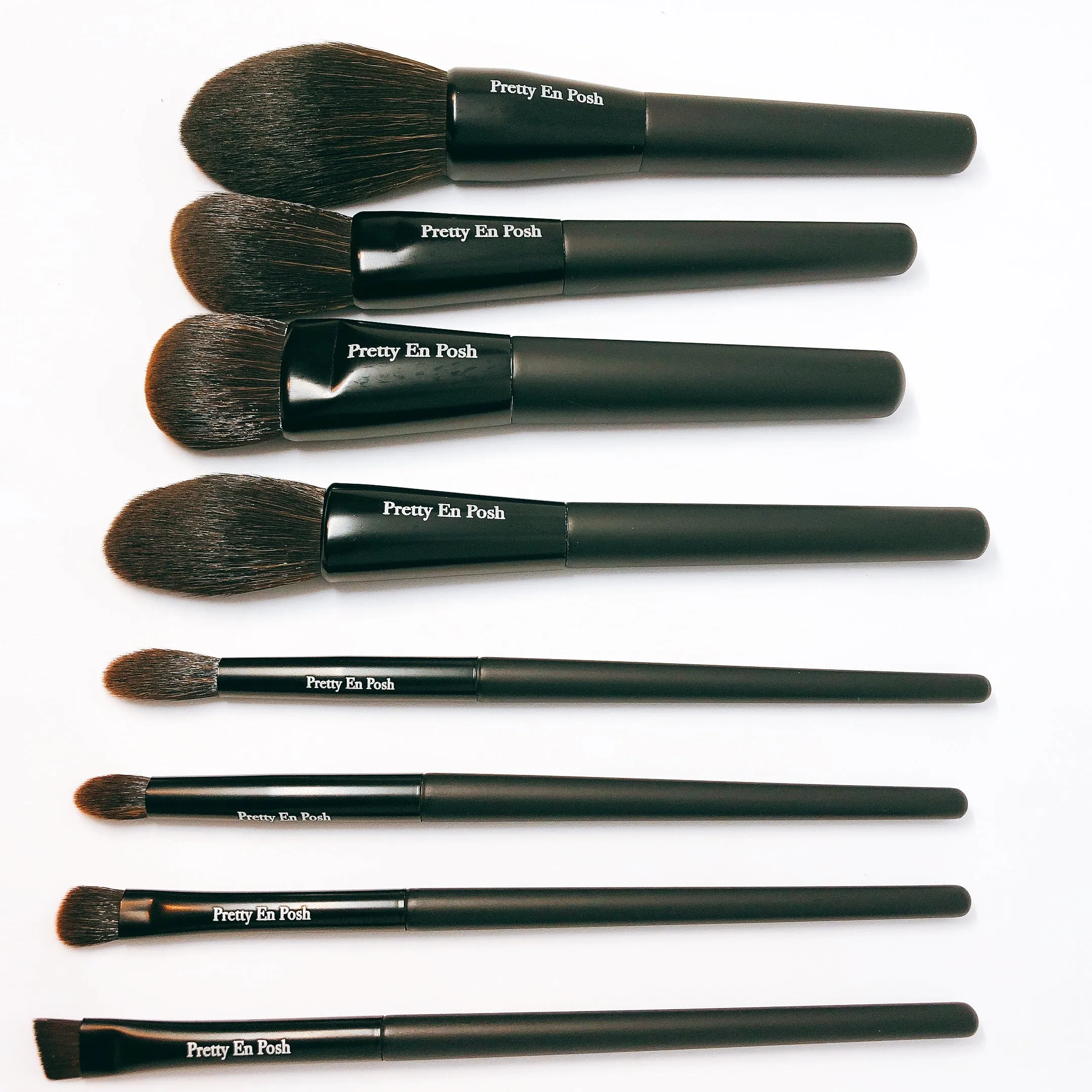 Black Velvet Makeup Brush Set