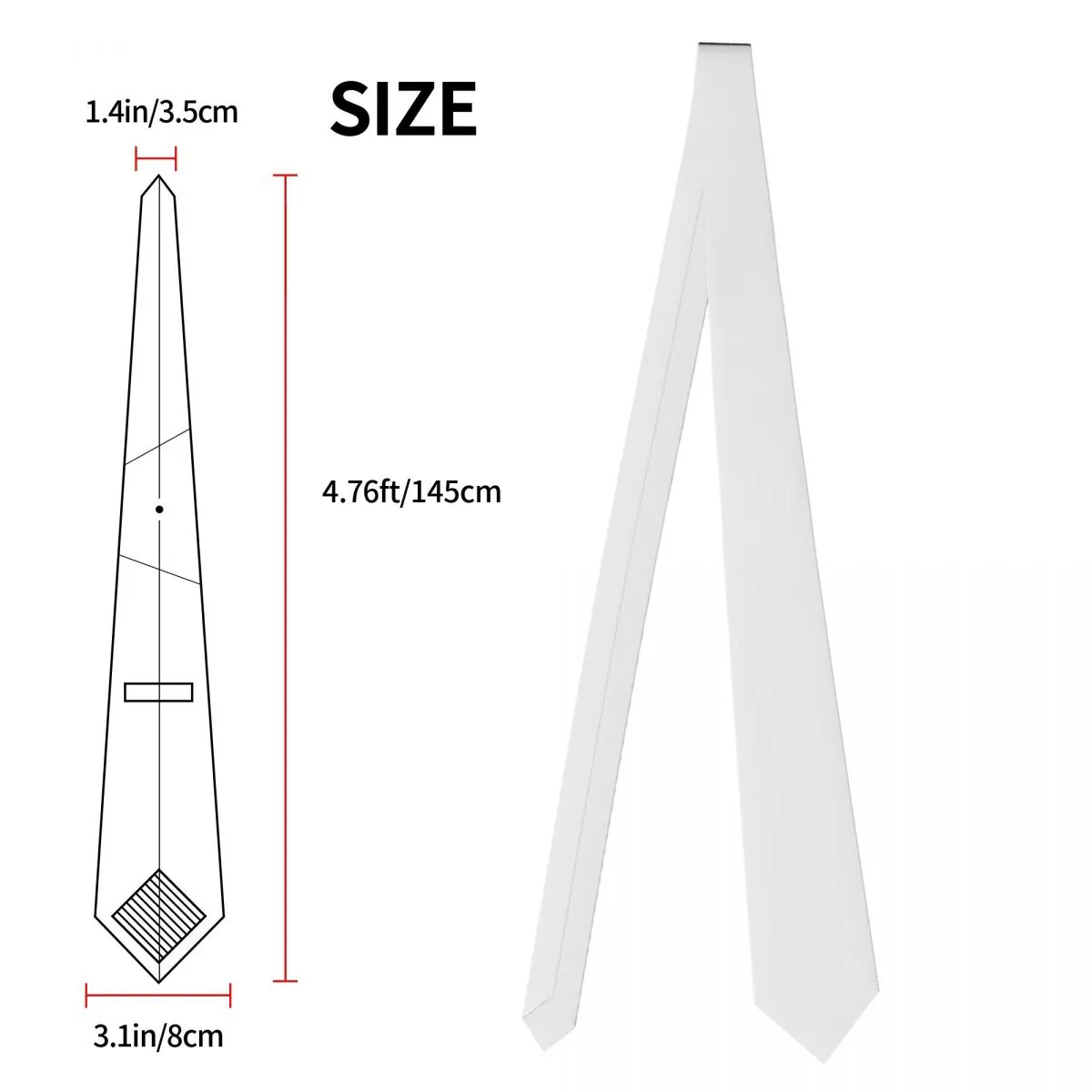 Blue Tie: Shark White Motive