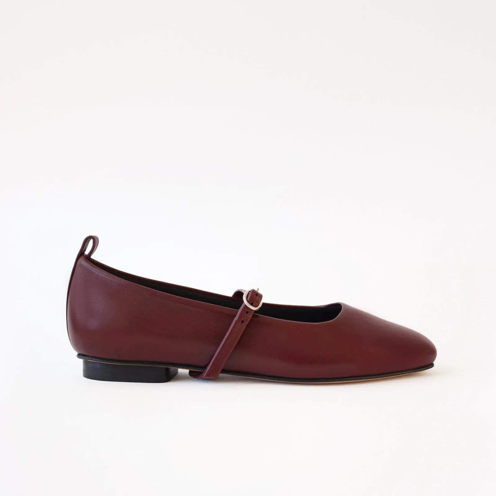 Burgundy Ballet Swap Black Studs