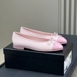 CC Classic Ballet Flats Pink Lambskin 282275