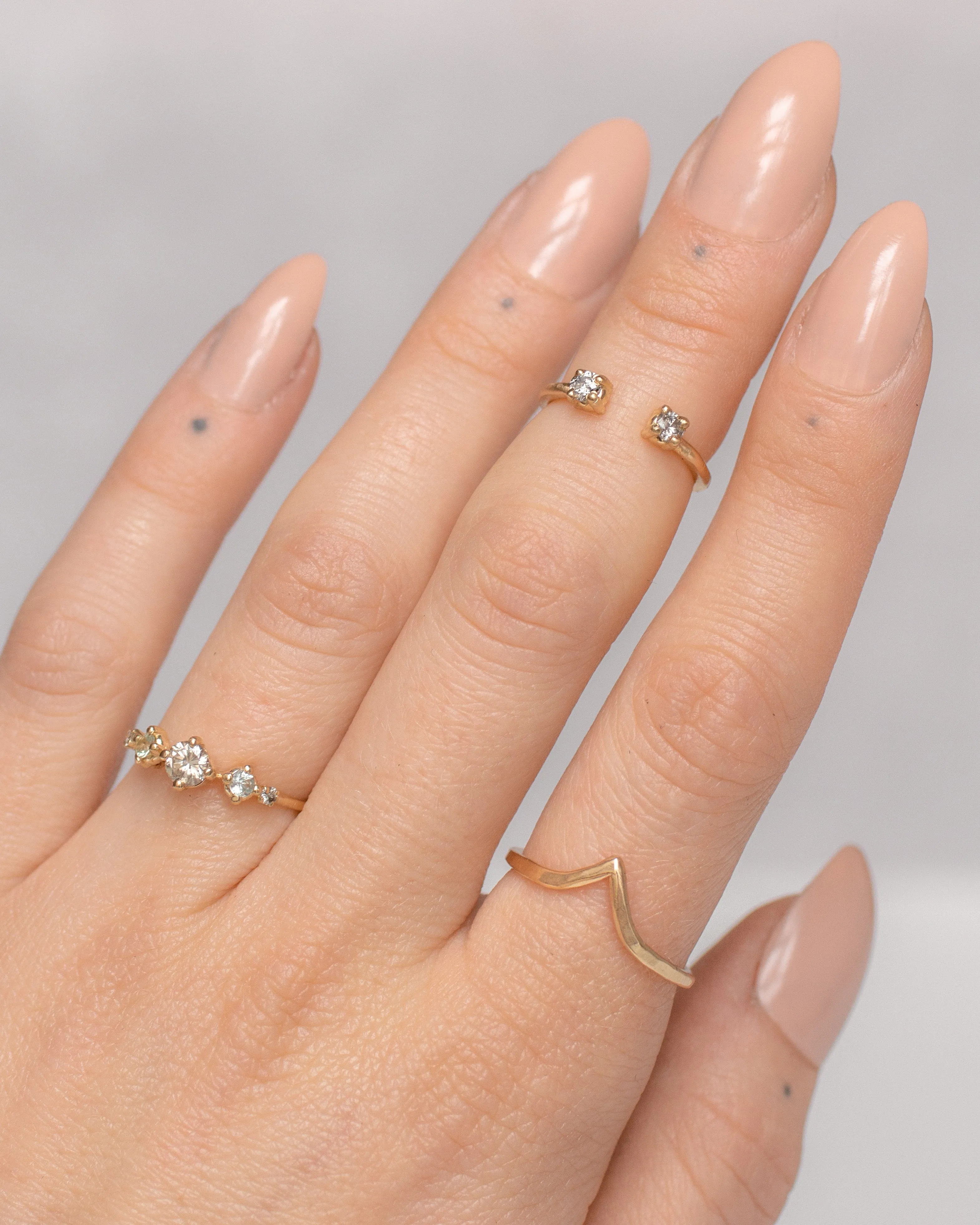 Classic Pointed Band | Recycled 14k Gold