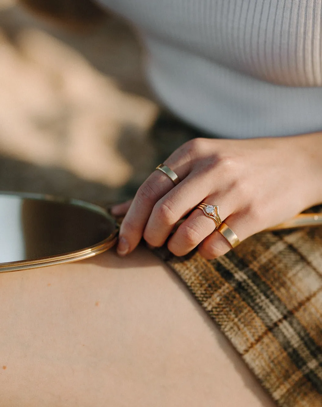 Classic Pointed Band | Recycled 14k Gold