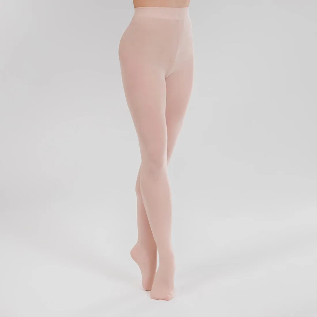 Collants de danse classique avec pieds Femme - Rose