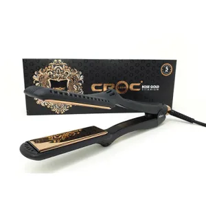 Croc© Rose Gold Nano Titanium 1.25'' Flat Iron