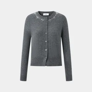 CRYSTAL SNOWFLAKE CARDIGAN