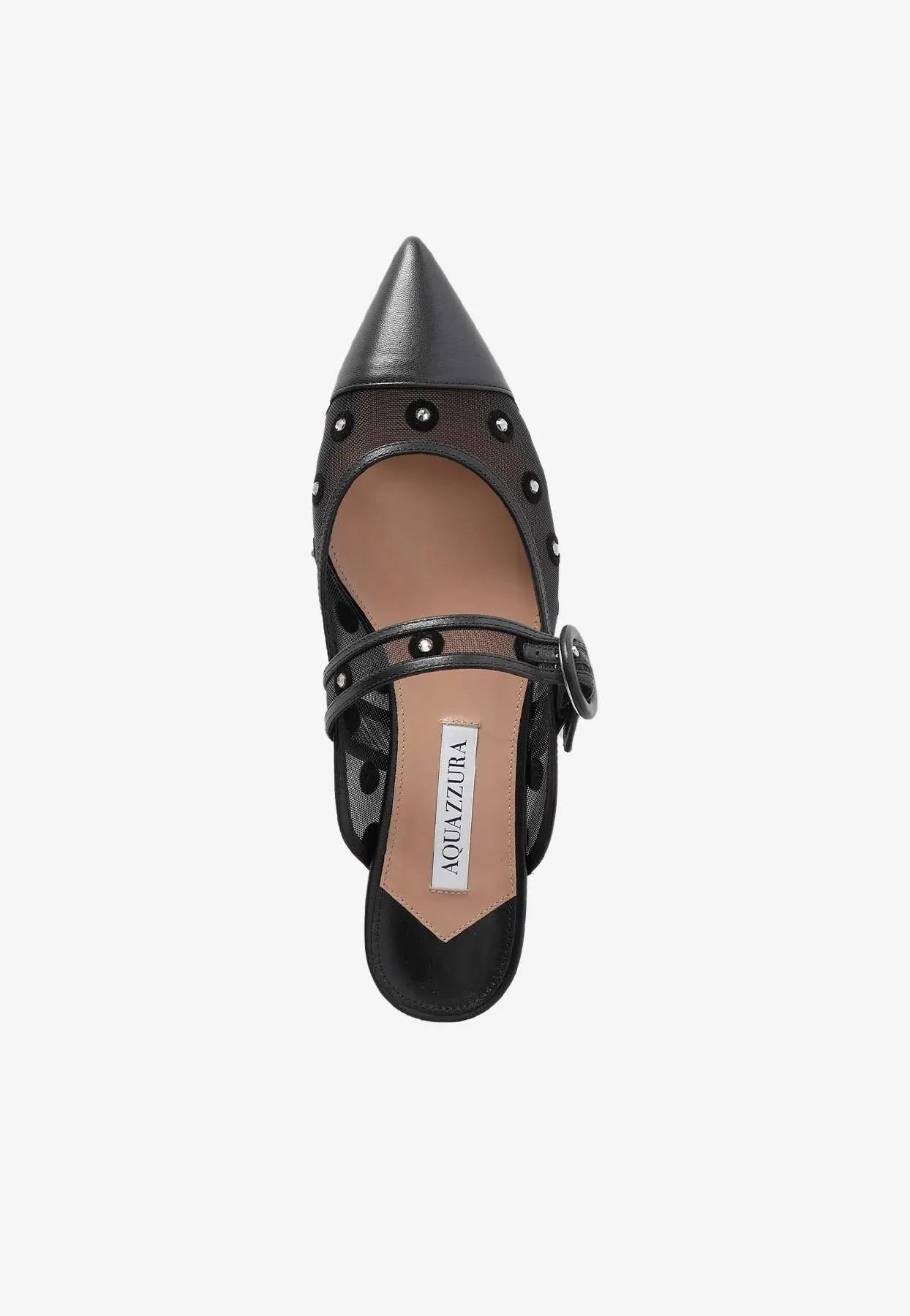 Darling Daisy Pointed-Toe Flat Mules