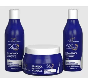 Diva D-Pantenol Home Care Maintenance Regenerator Kit 3x500 - HDS Cosmetics
