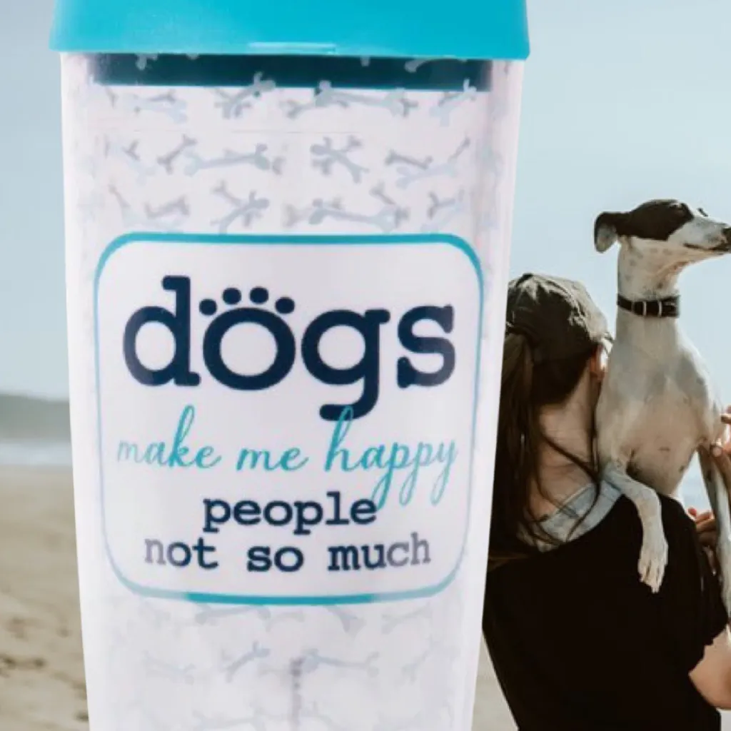 Dog Lover Thermal Cup - Dogs make me happy