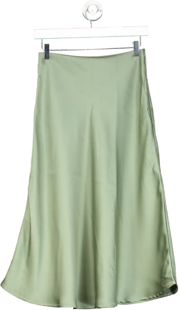 Dorothy Perkins Green Mid-Length Skirt UK S