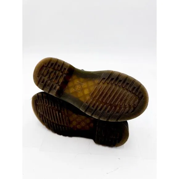 Dr. Martens size 13 Youth 1460 Crinkle Metallic Lace Up Boots
