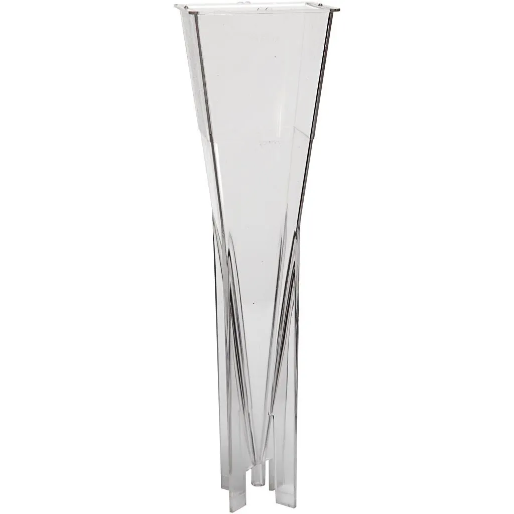 Durable Plastic Candle Mould Size 220 x 55mm Wick Size 18 - Six Pointed Star