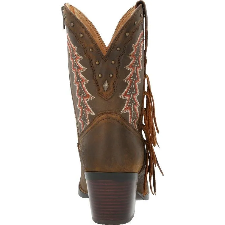Durango Crush Women’s Roasted Pecan Bootie Western Boot DRD0430