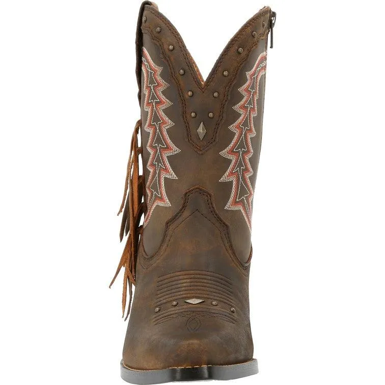 Durango Crush Women’s Roasted Pecan Bootie Western Boot DRD0430