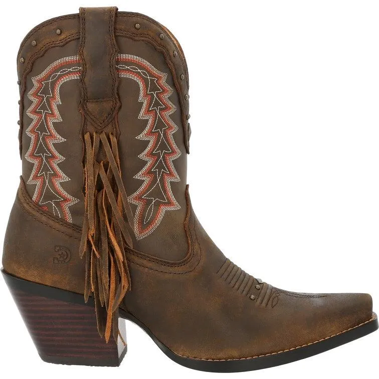 Durango Crush Women’s Roasted Pecan Bootie Western Boot DRD0430
