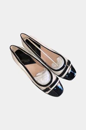 Easy Steps Cream Ballet Flats