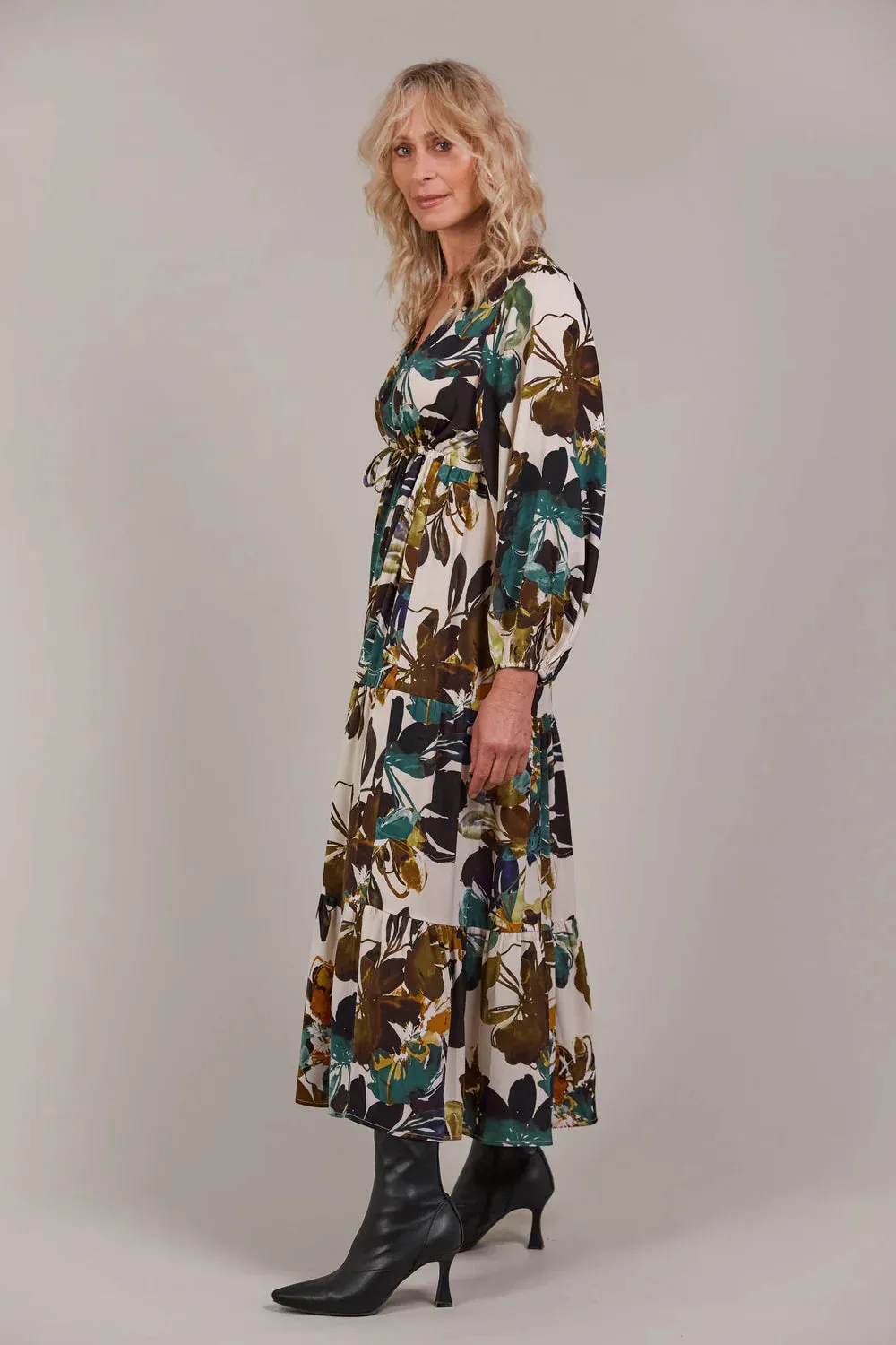 Elsie Maxi Dress  - Botanical Tusk