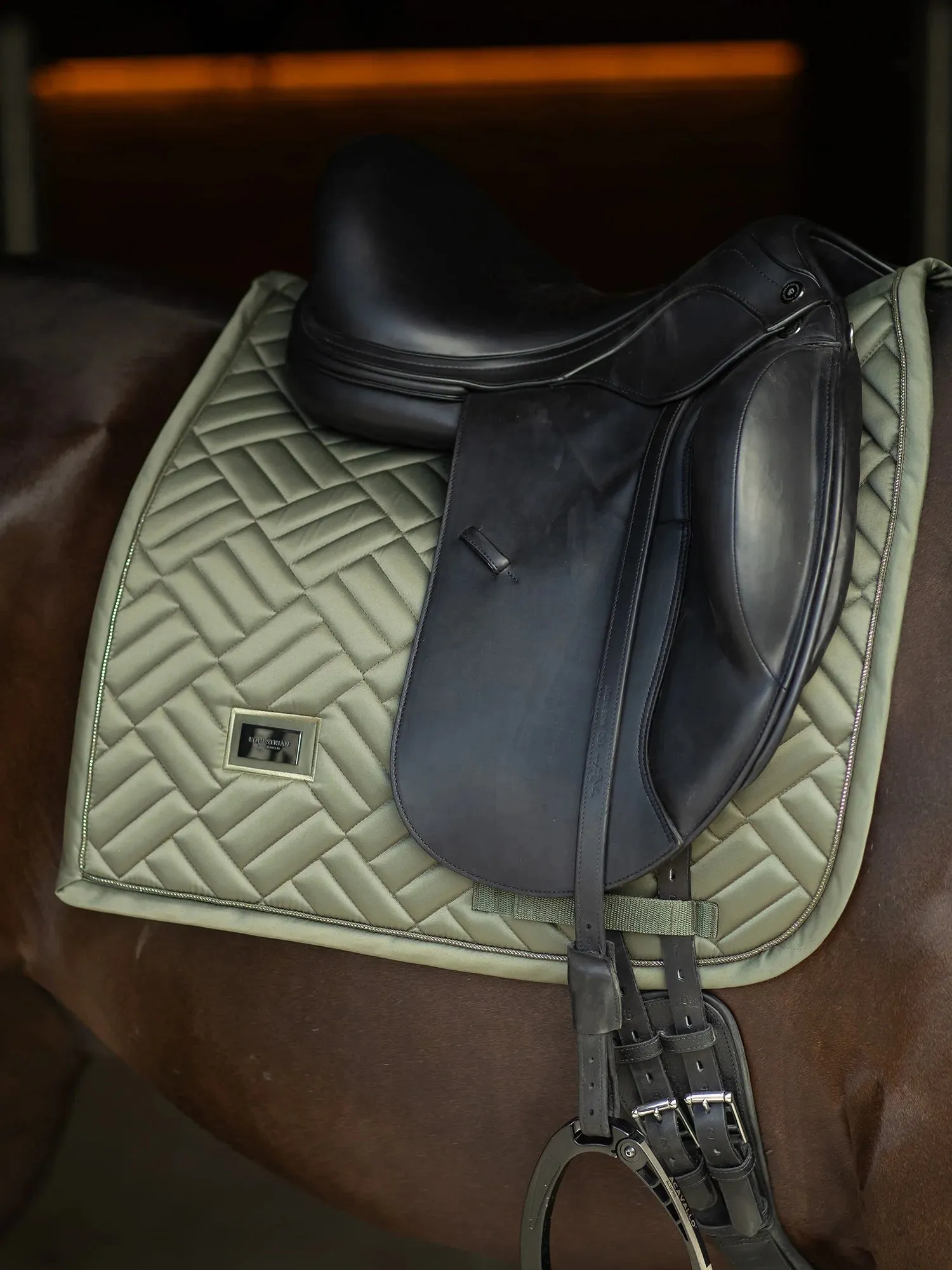 Equestrian Stockholm Striking Valley Modern dressage saddlepad