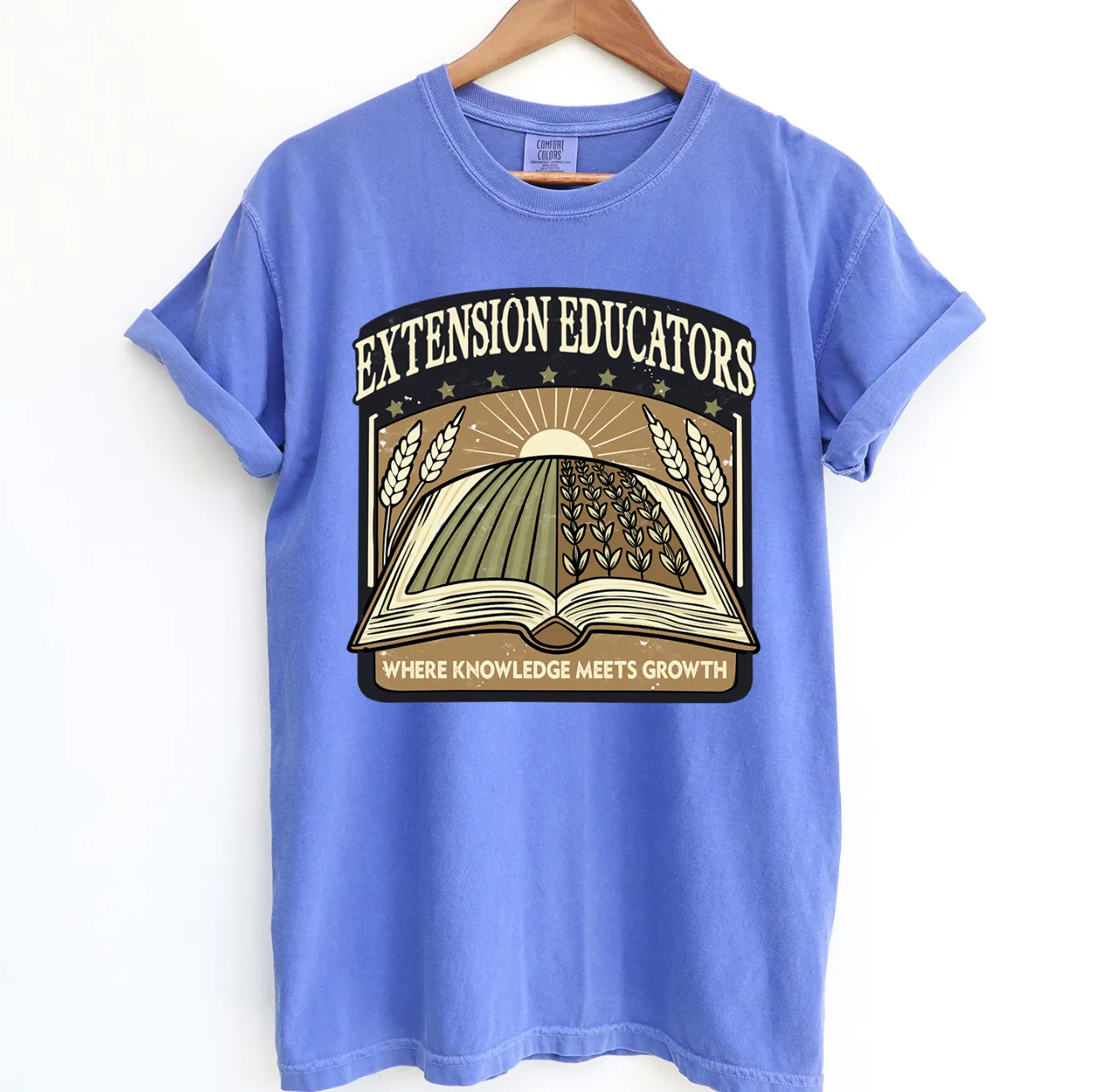Extension Educators Where Knowledge Meets Growth – Comfort Colors T-Shirt