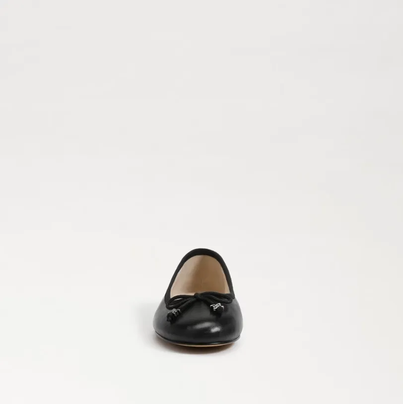 Felicia Luxe Ballet Flat in Black