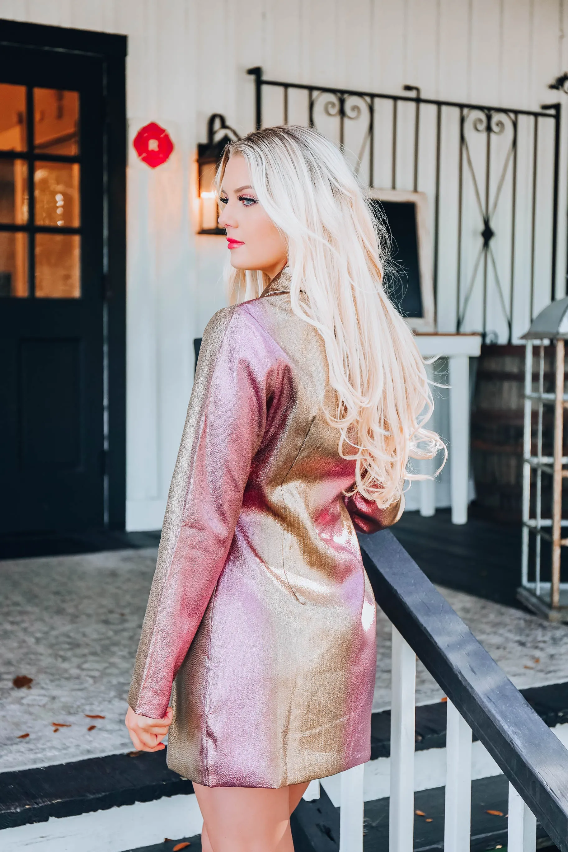 Festive Flair Tuxedo Dress