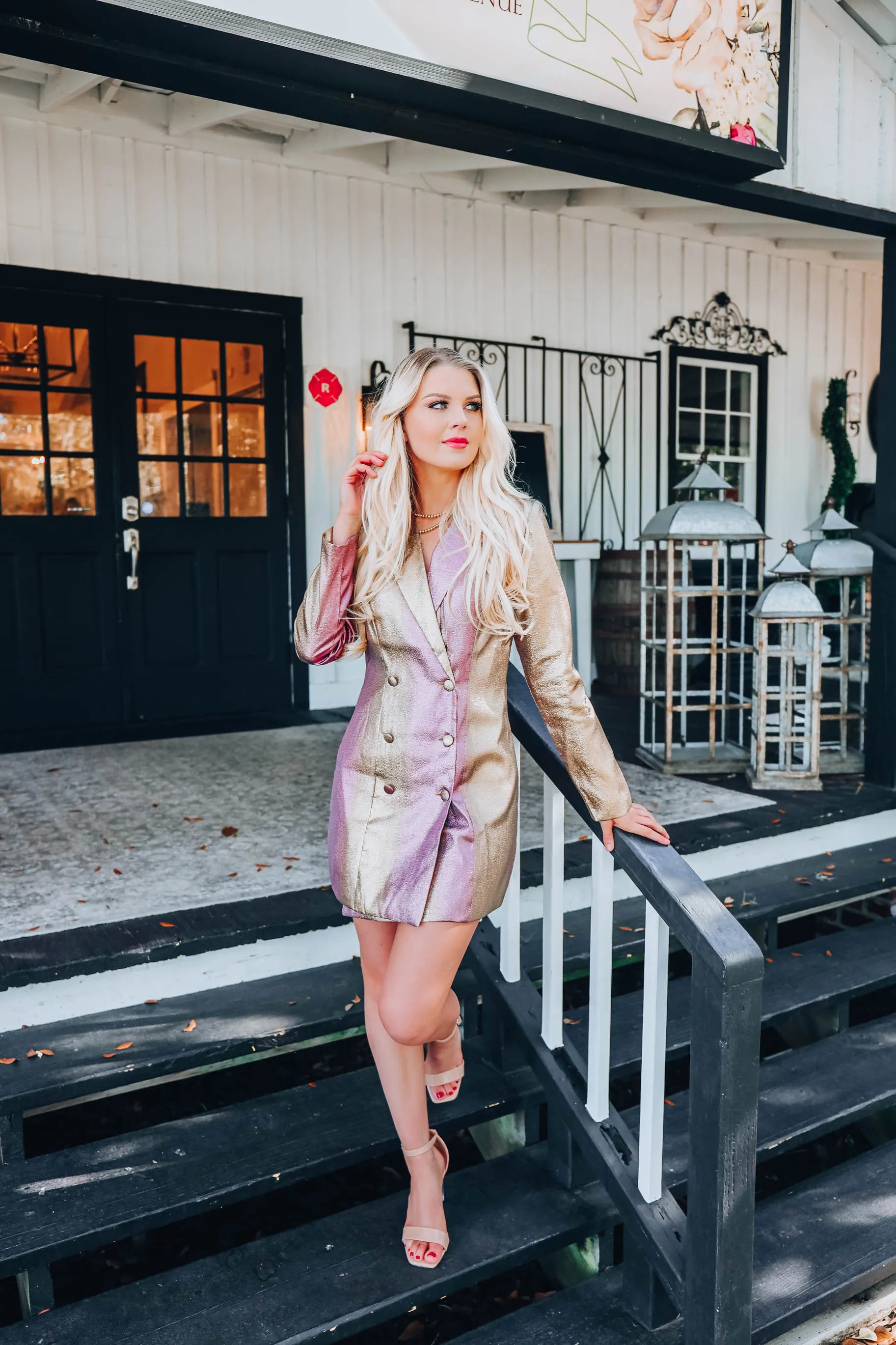 Festive Flair Tuxedo Dress
