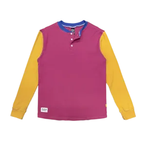 filthy® waffle henley pink