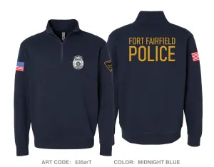 Fort Fairfield Police Comfort Fleece Quarter-Zip - 535zrT