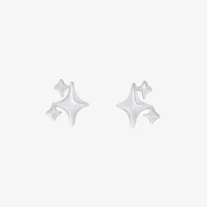 Four-pointed Star Earrings