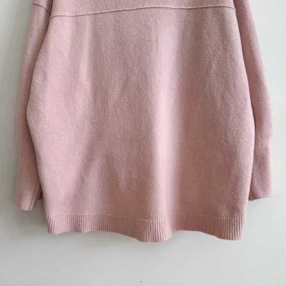 FREE PEOPLE • Afterglow Mock Neck Sweater in Ballet • Medium