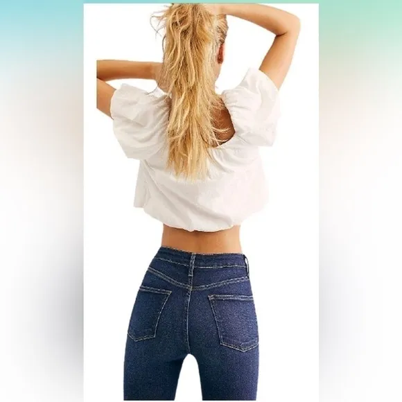 FREE People Size 25 Raw High Rise Jegging NWT